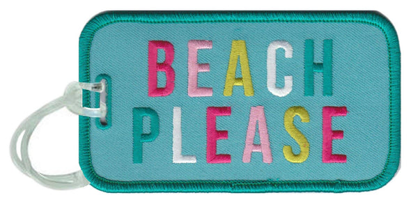Beach Please Luggage Tags