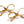Load image into Gallery viewer, Gold Small Bow Earrings - 1