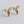 Load image into Gallery viewer, Cz gold bow studs - 1