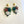 Load image into Gallery viewer, Fall Rose Bouquet Earring Dangles Colorful - 4