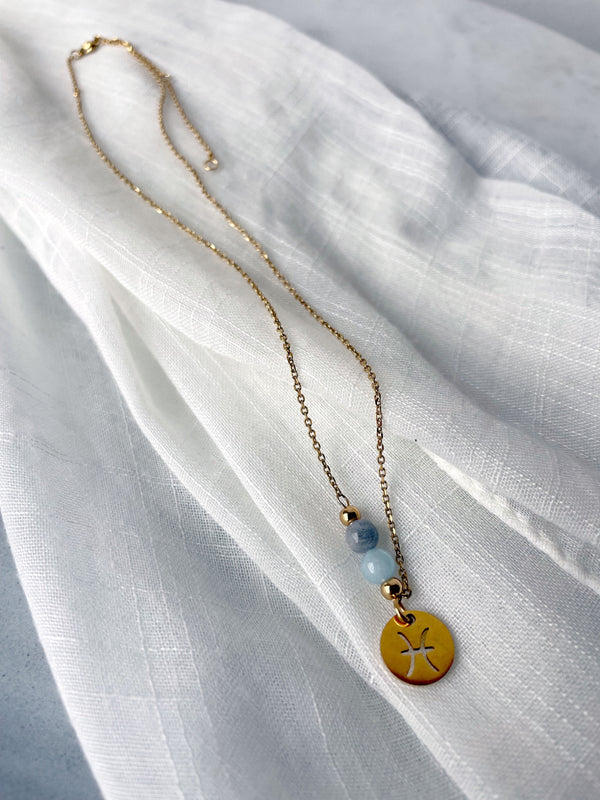 Zodiac Necklace Pisces - 4