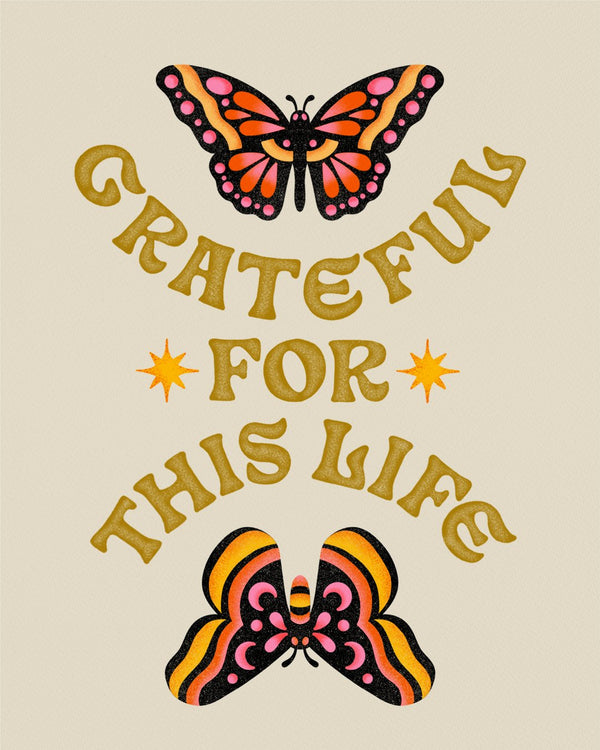 Grateful for This Life Sticker - 3