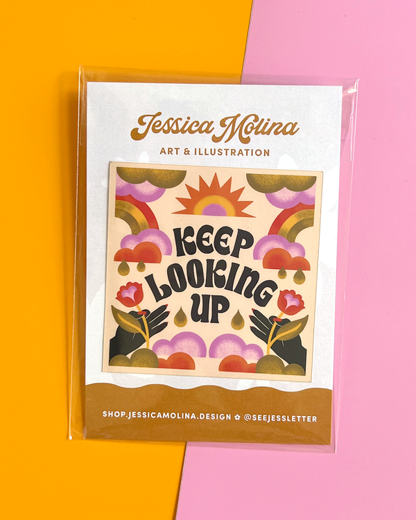 Keep Looking Up Sticker - 2