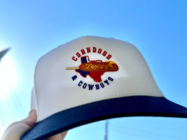 Corn Dogs & Cowboys Embroidered Hat - 2