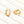 Load image into Gallery viewer, Gold Oval Huggies - 2