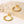 Load image into Gallery viewer, Gold Beaded Hoops - 1