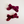 Load image into Gallery viewer, Mini Velvet Red Bows with Bead Embroidery (Set of 2) - 1