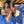 Load image into Gallery viewer, Blue flower Dangle Drop Earrings - 4