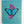 Load image into Gallery viewer, Blue Morpho Butterfly Art Print | Blue Background - 1