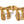 Load image into Gallery viewer, Chunky Gold Bow Earrings - 1