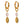 Load image into Gallery viewer, Pearl + flower dangle earrings - 1