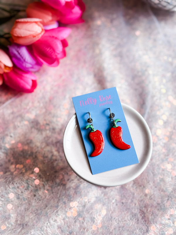 Jalapeño Earrings - 1