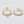 Load image into Gallery viewer, CZ Gold Hoops - 2