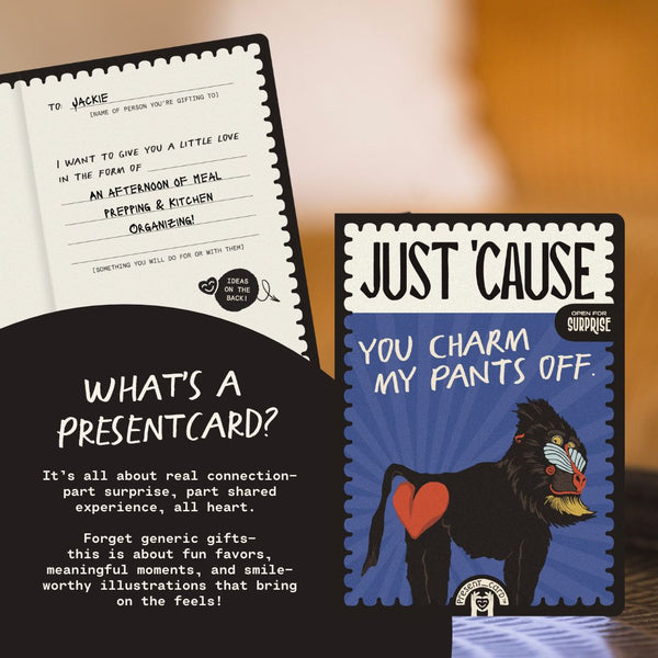 PresentCard™ Just 'Cause You Charm My Pants Off Anniversary Card