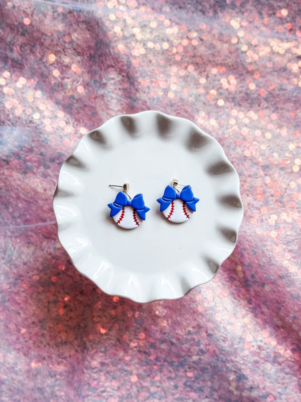 Baseball Earrings
