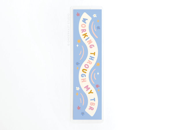Working Through My TBR Laminated Bookmark – DS