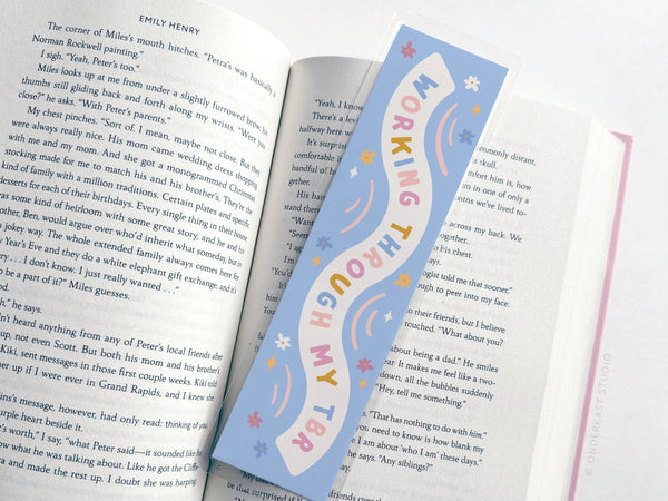 Working Through My TBR Laminated Bookmark – DS