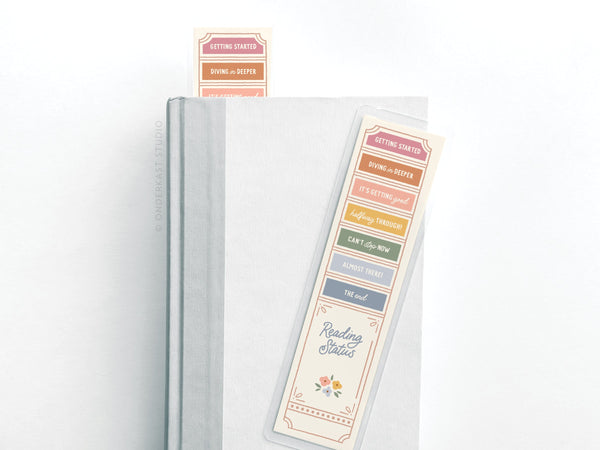 Reading Status Laminated Bookmark