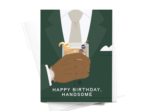 Happy Birthday, Handsome Greeting Card - RS