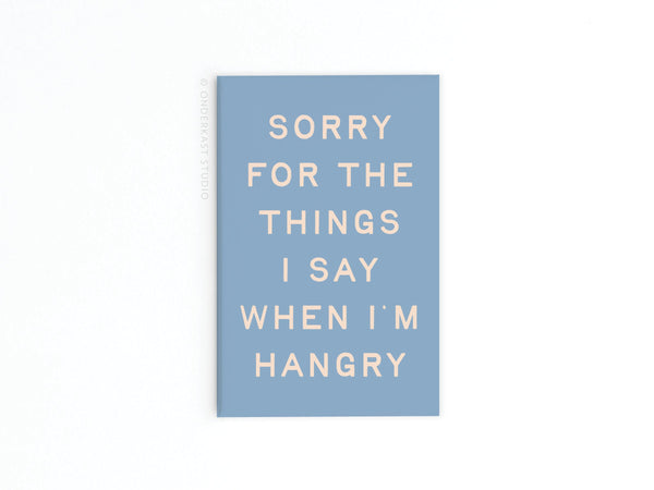 Hangry Refrigerator Magnet