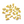 Load image into Gallery viewer, Gold Letter Bandana Slides - Wholesale
