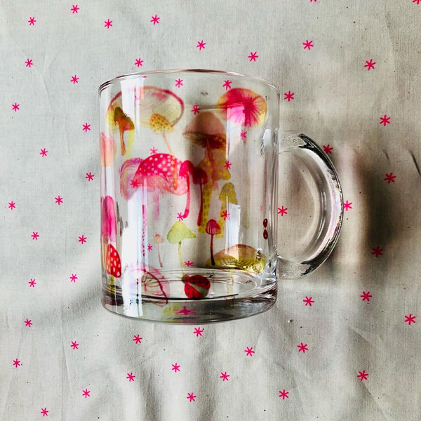 Mushroom Glass Mug - 2