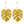 Load image into Gallery viewer, Monstera Hoops - 3