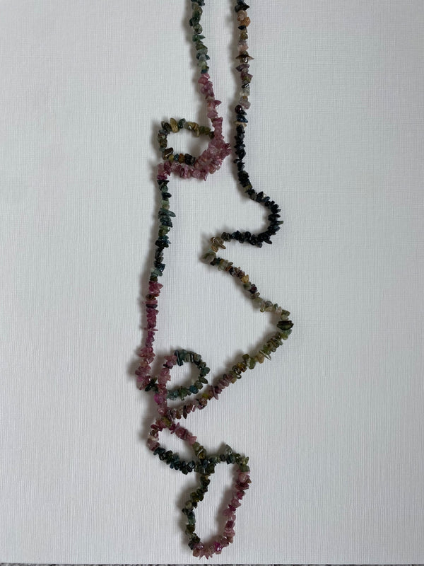 Multi Tourmaline Layering Necklace  - 2