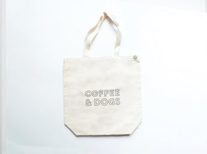 Coffee and Dogs Tote Bag - 1