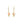 Load image into Gallery viewer, Linda Drop Pendant Earrings - Gold - 3