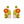 Load image into Gallery viewer, 70s Burnt Orange Floral Arch Earrings