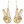 Load image into Gallery viewer, Peace Sign Hoop Earrings - 1