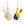 Load image into Gallery viewer, Peace Sign Pride Hand Hoop Earrings - 1