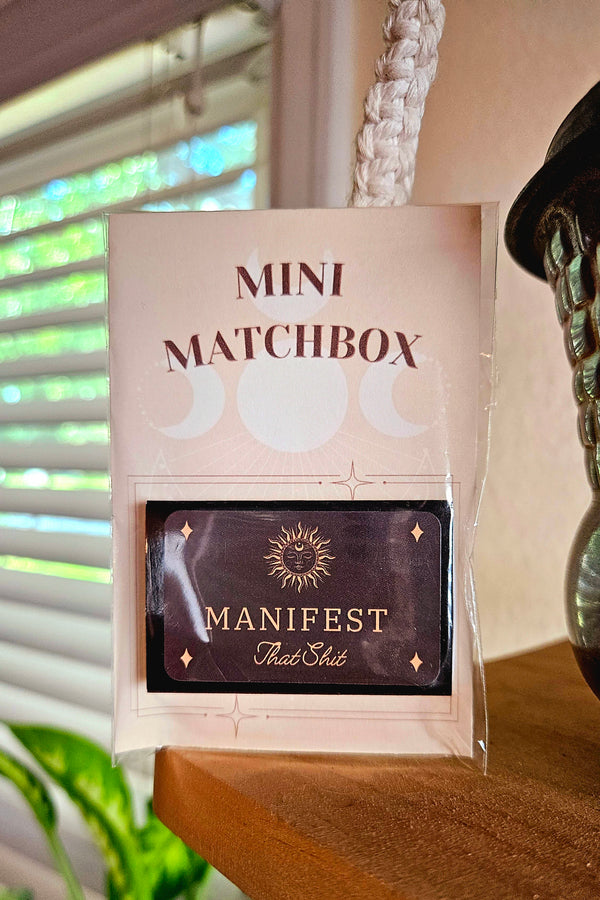 "Manifest That..." Mini Matchbox