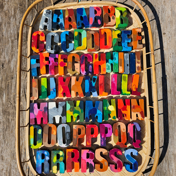 Alphabet Crayons - Letters A to M