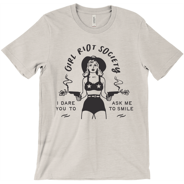 Girl Riot Society - No Chapter - Heather T Shirt