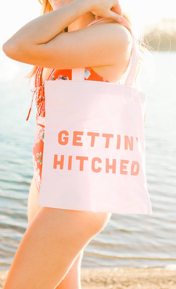 Gettin’ Hitched Bachelorette Tote Bag