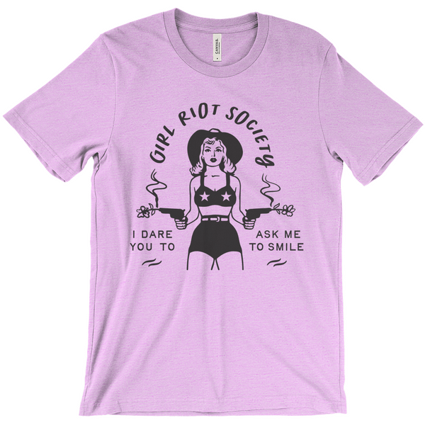 Girl Riot Society - No Chapter - Heather T Shirt