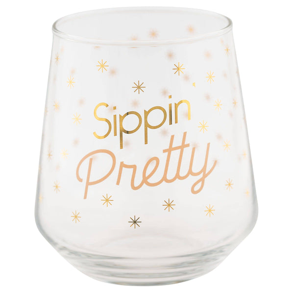 Chic Stemless Wine Glass