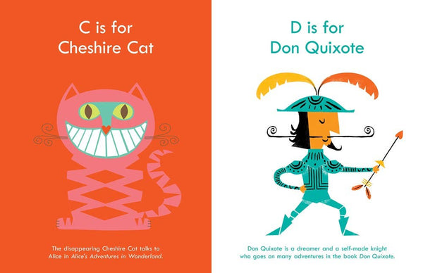 Classic Lit A to Z: A BabyLit Alphabet Primer Book