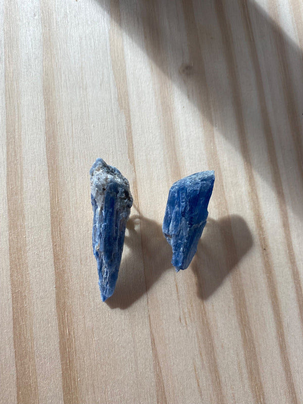Yin Yang Blue Kyanite Earrings - 2