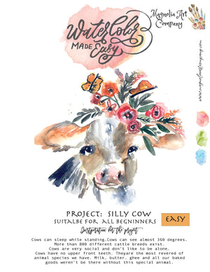 Silly Cow Watercolor Kit- Watercolor Made Easy - 1