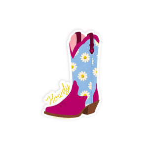 Howdy Floral Boot - 1