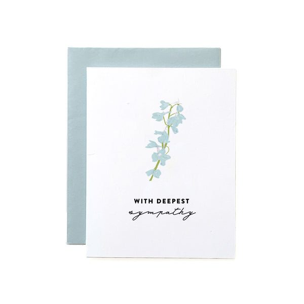 Floral With Deepest Sympathy Card - 1