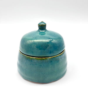 Petite Ceramic Jar with Lid  - 1