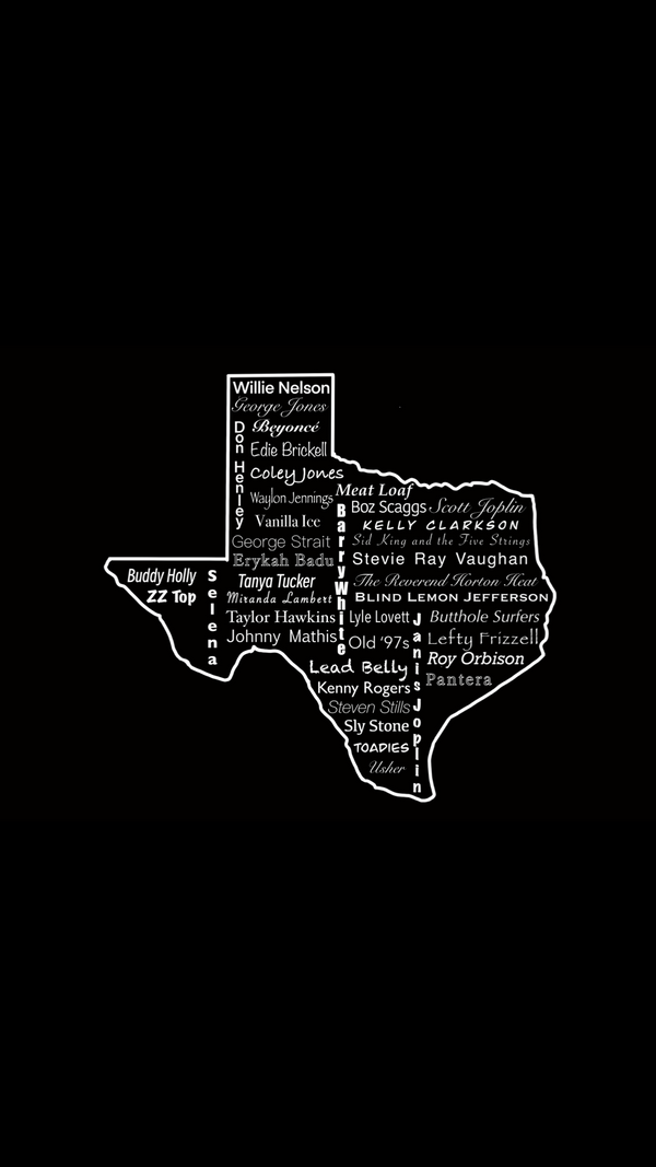 Texas Born Musicians Shirt - 2