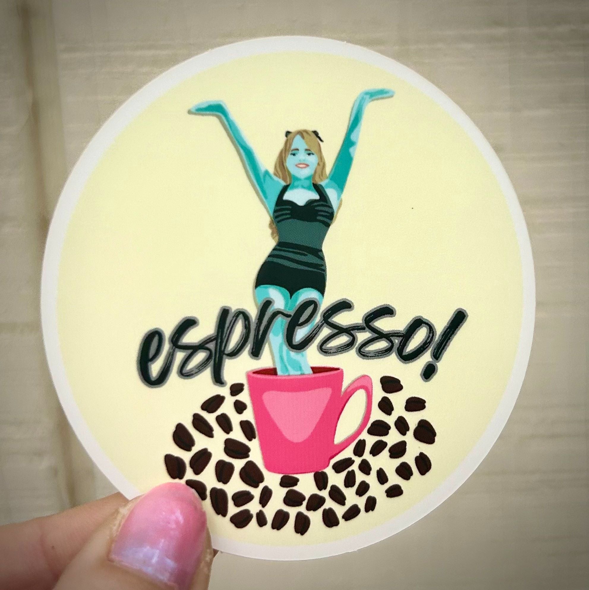 Espresso Sticker – Mosaic Makers Collective