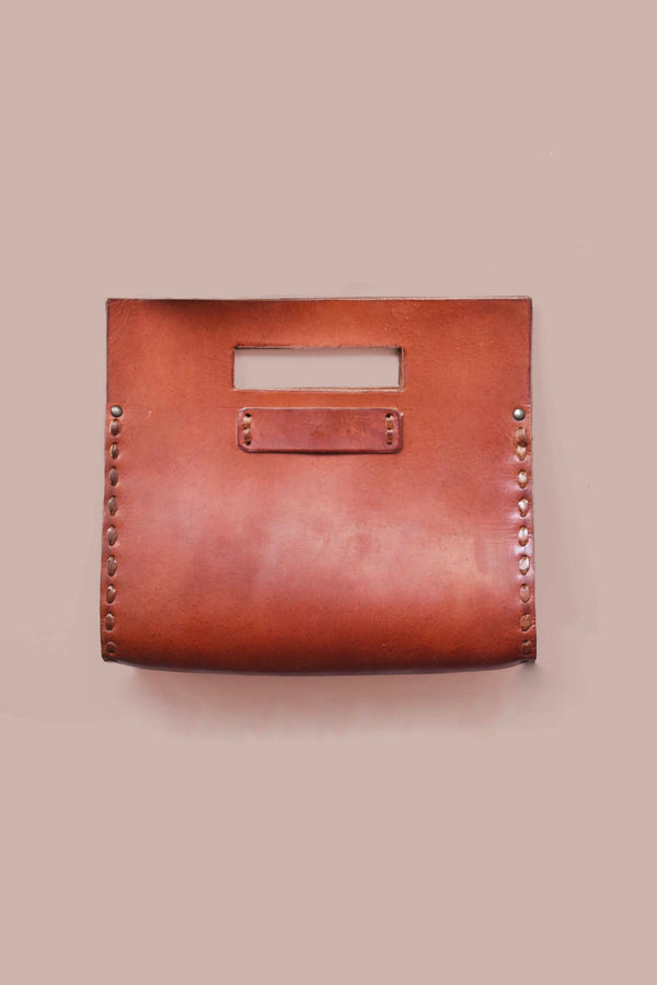 Everyday Clutch in Brown - 2