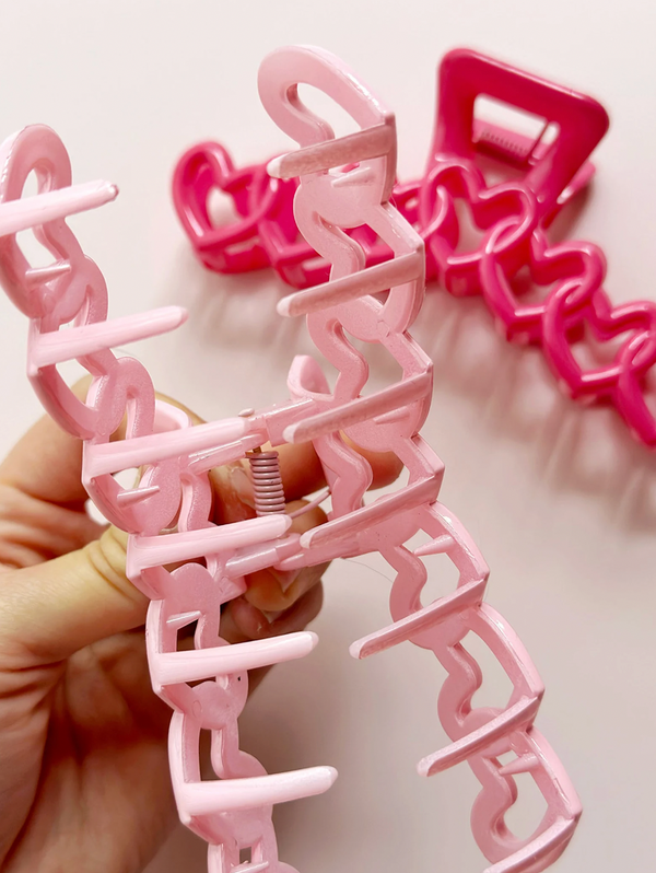 Heart Cluster Heart Hair Claw - 2
