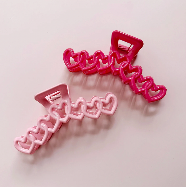 Heart Cluster Heart Hair Claw - 1